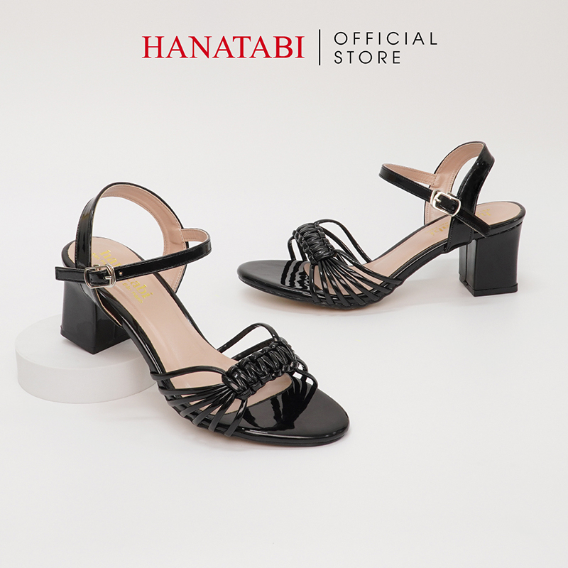 Sandal Nữ Hanatabi Gót Vuông Cao 5cm Hậu C Mã HNSD5F817