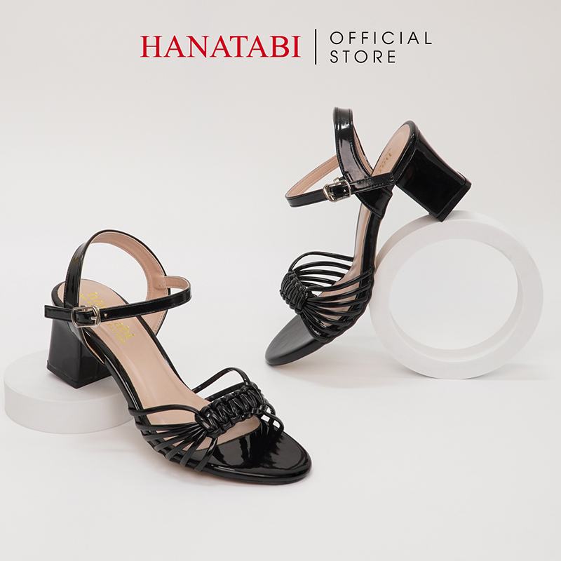 Sandal Nữ Hanatabi Gót Vuông Cao 5cm Hậu C Mã HNSD5F817