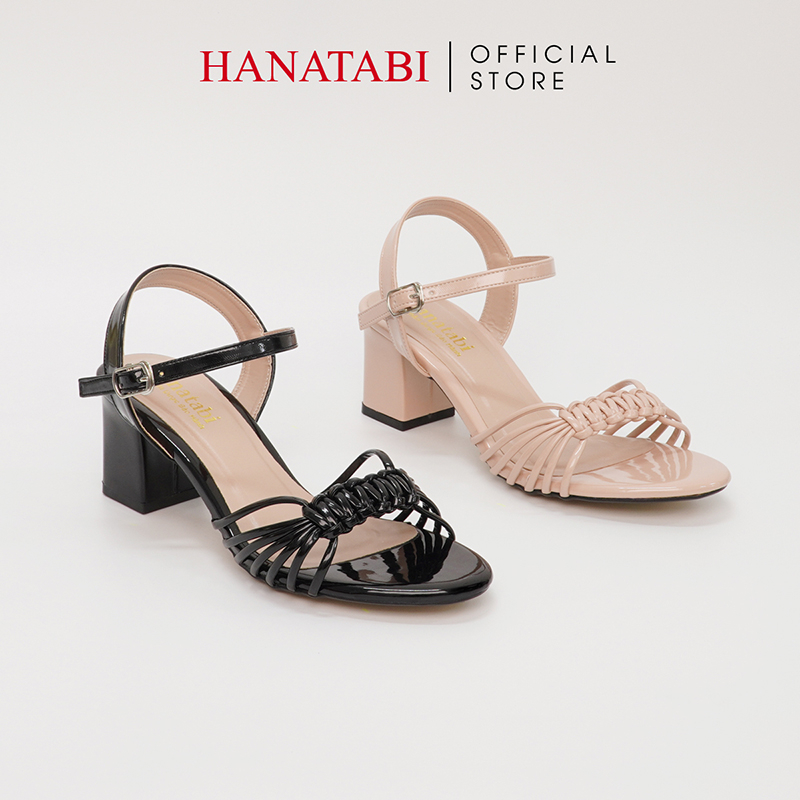Sandal Nữ Hanatabi Gót Vuông Cao 5cm Hậu C Mã HNSD5F817