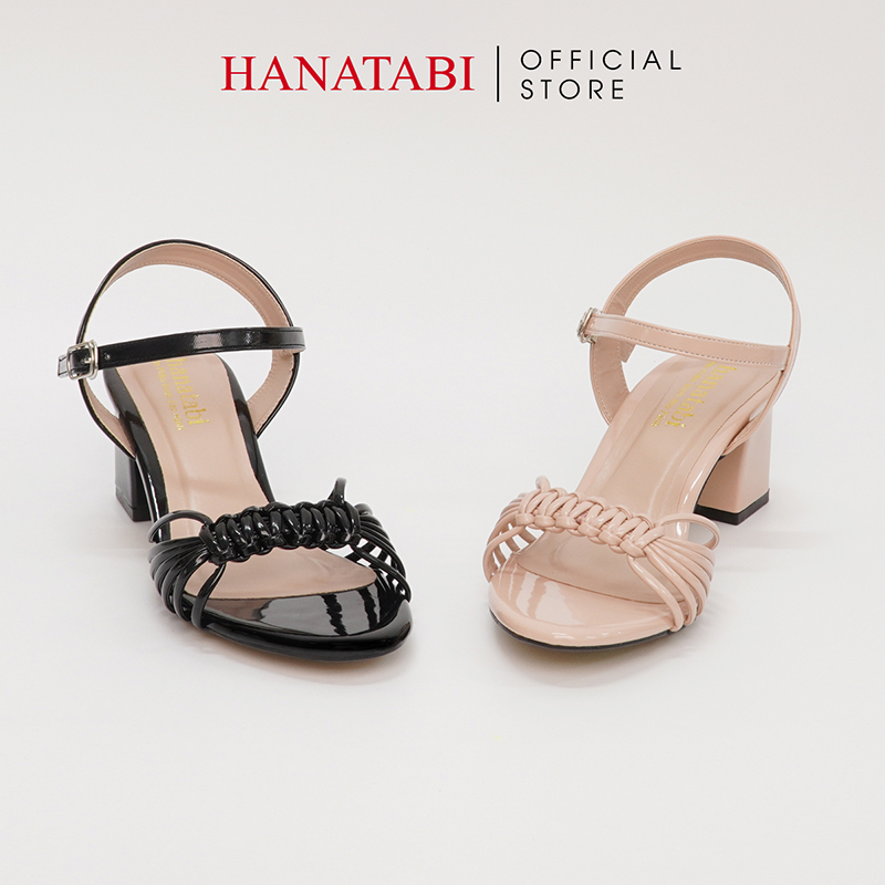 Sandal Nữ Hanatabi Gót Vuông Cao 5cm Hậu C Mã HNSD5F817