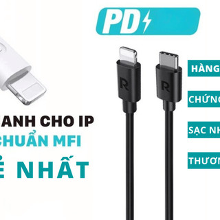 Cáp sạc nhanh ip C to L chuẩn MF.I PD - RAVPOWER RP-CB062 chính hãng - Giá rẻ nhất