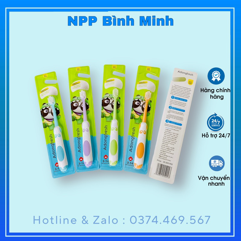 Vỉ 30 Bàn chải Adongfresh lông mềm MSP 005