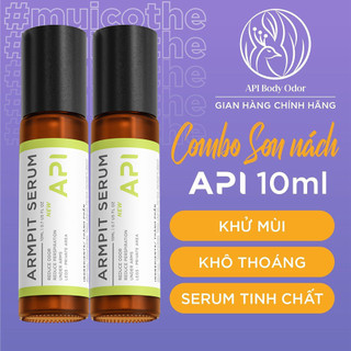 Combo 2 Son nách APi Armpit Serum khử mùi hôi nách, ngăn tiết mồ hôi nách trong 72H 10ml