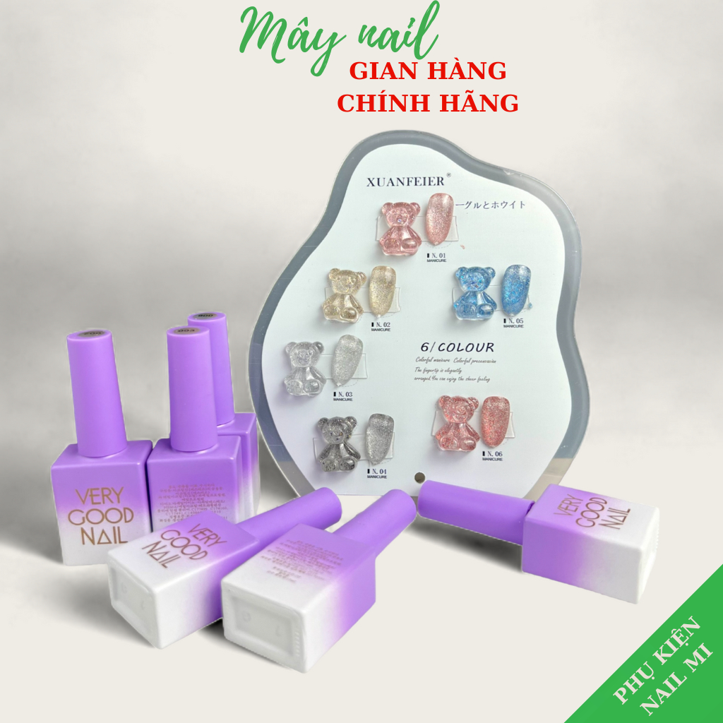 Sơn nhũ Flash sét 6 màu siêu sáng verygoog