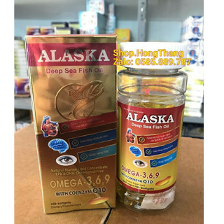 Dầu Cá Alaska Omega 3.6.9 Bổ Não, Tăng Cường Thị Lực, Giảm Nguy Cơ Mắc Bệnh Tim Mạch, đẹp da, chống lão hóa