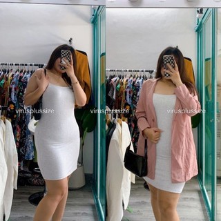 [virusplussize]Đầm Dây Body Wilfred bigsize