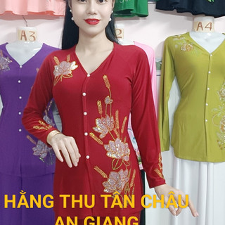 BỘ BÀ BA ĐÁ BÔNG SEN LÚA ỐNG RỘNG