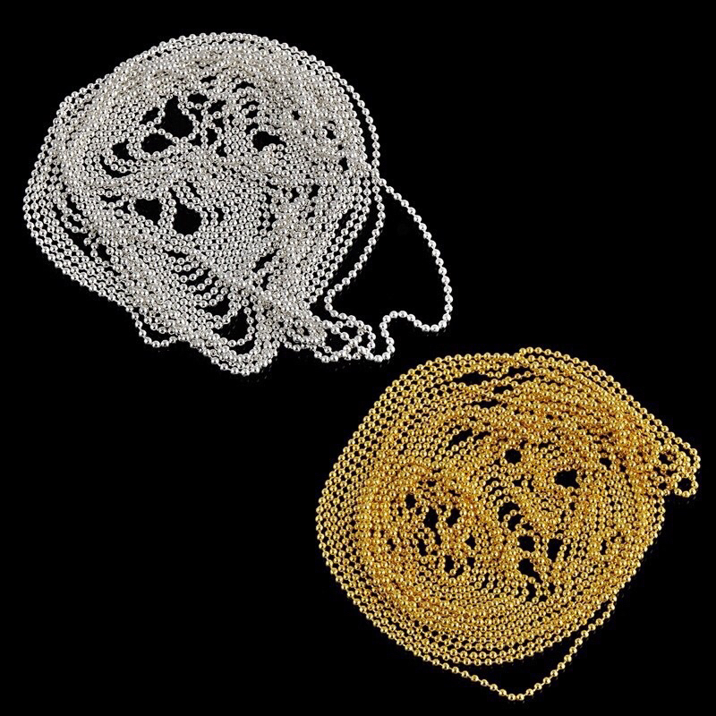 Dây bi dẹt bi tròn nail trang trí móng