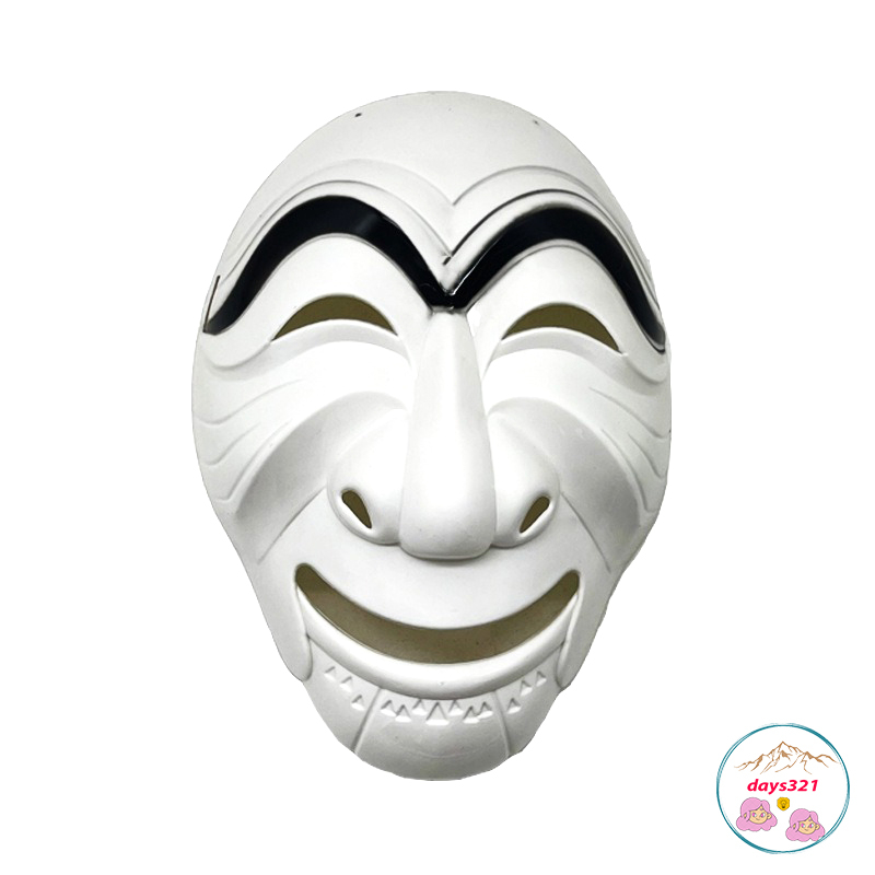 Mặt nạ hóa trang Money Heist Korea Kim Mao Sư Vương Hacker trong dịp Halloween trung thu lễ hội halloween