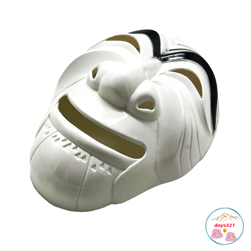 Mặt nạ hóa trang Money Heist Korea Kim Mao Sư Vương Hacker trong dịp Halloween trung thu lễ hội halloween