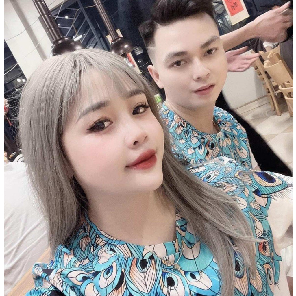 Áo thun họa tiết cánh lông chim công unisex nam nữ mặc đôi đẹp