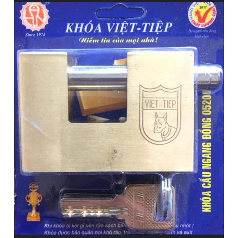 Khoá cầu ngang đồng VIỆT TIỆP cầu12.10.8