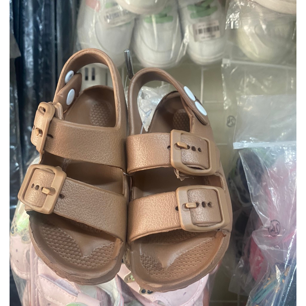 Sandal Quai Đúc Có Khuy Bấm Siêu Nhẹ Cho Bé Hàng QC size 19-24