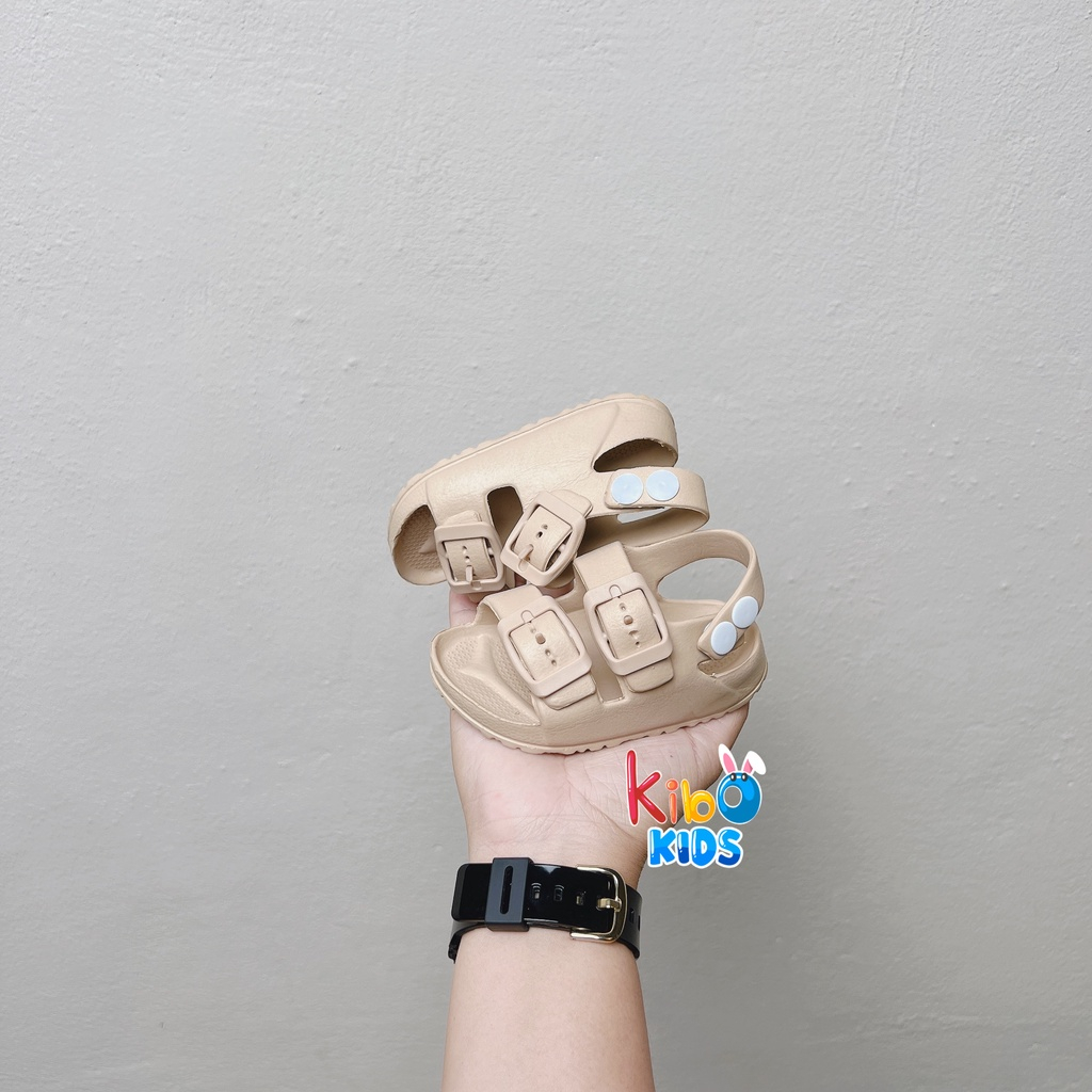 Sandal Quai Đúc Có Khuy Bấm Siêu Nhẹ Cho Bé Hàng QC size 19-24