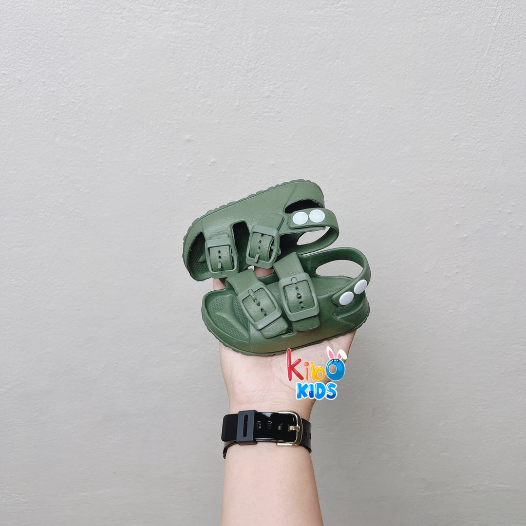 Sandal Quai Đúc Có Khuy Bấm Siêu Nhẹ Cho Bé Hàng QC size 19-24