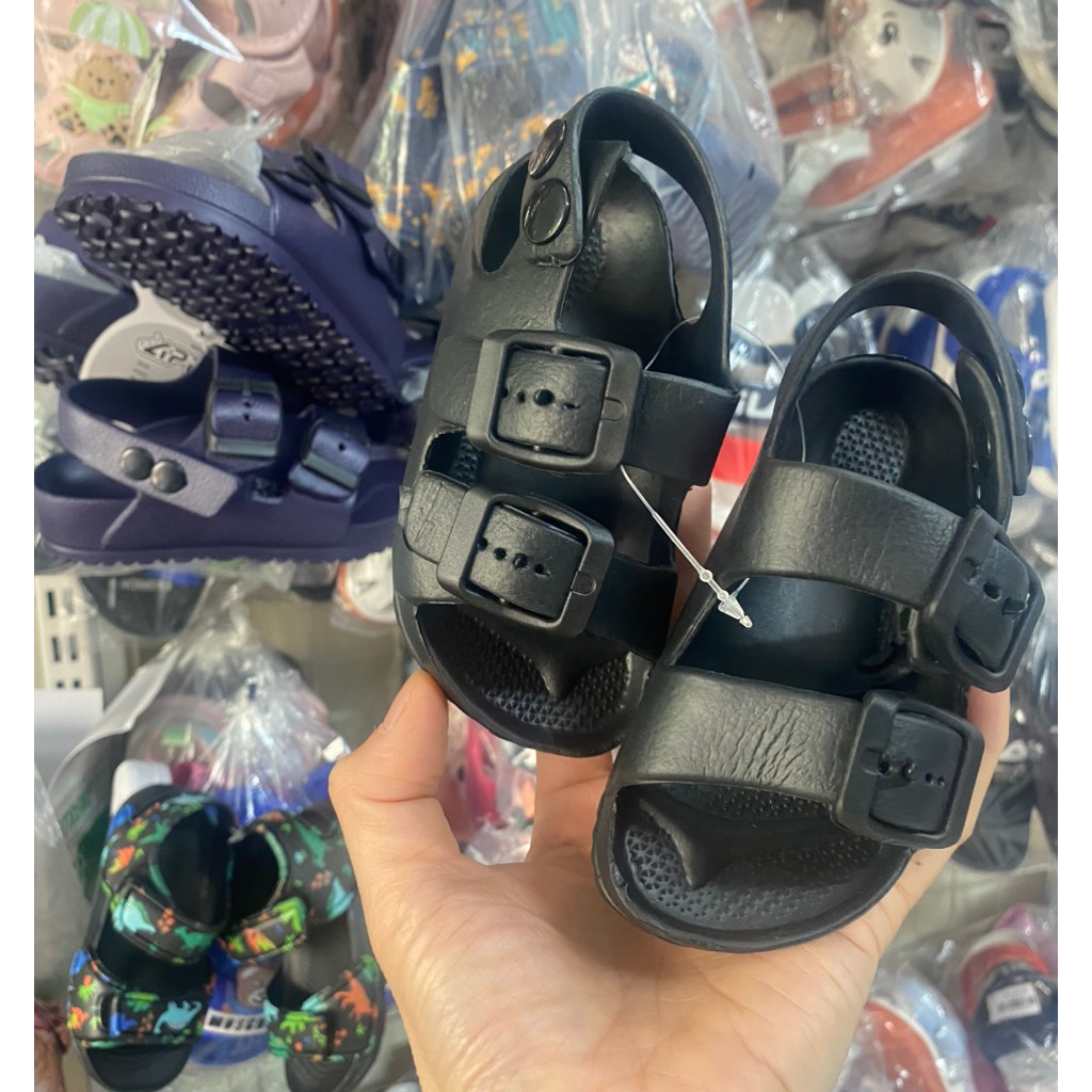 Sandal Quai Đúc Có Khuy Bấm Siêu Nhẹ Cho Bé Hàng QC size 19-24