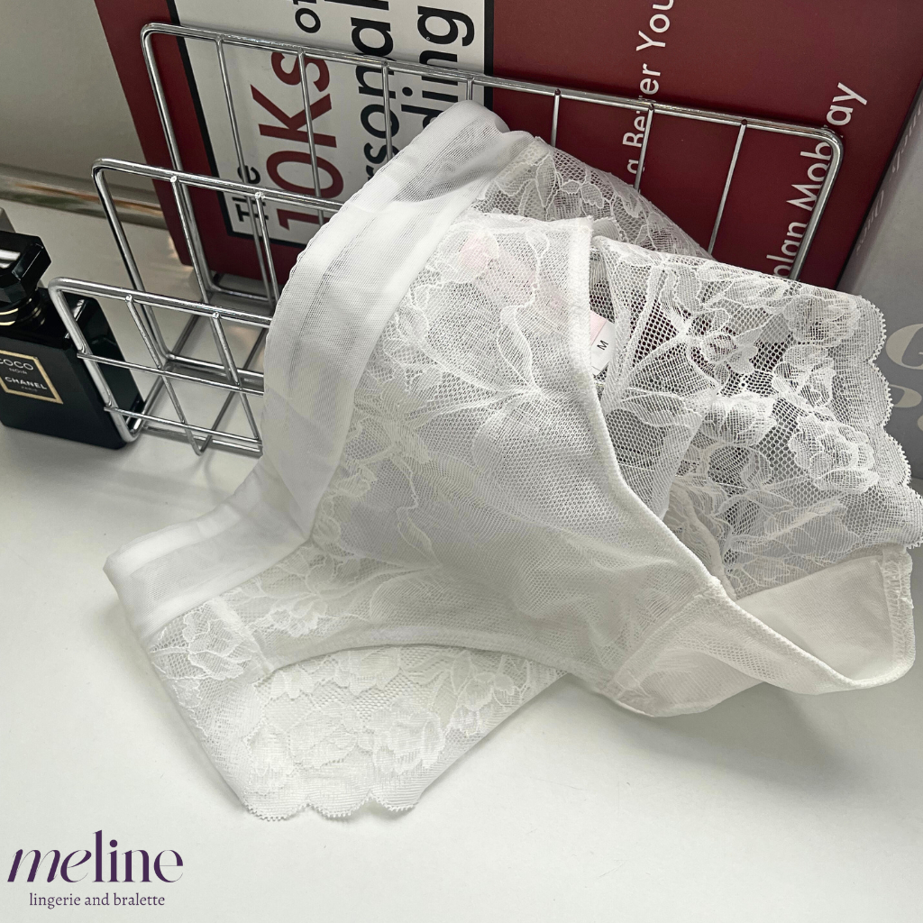 Bộ Đồ Lót Cao Cấp Ren Có Gọng, Có Mút Độn Co Giãn Helen Set Đen Meline gợi cảm | BigBuy360 - bigbuy360.vn