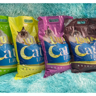 Cat litter cát vệ sinh cho mèo - cát vệ sinh khử mùi diệt khuẩn cho mèo luna cat 9l