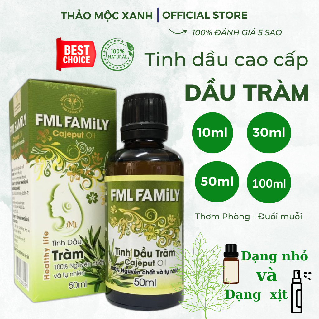 Tinh dầu tràm 100% nguyên chất từ thiên nhiên lành tính,an toàn. An toàn cho mẹ bầu và trẻ sơ sinh.