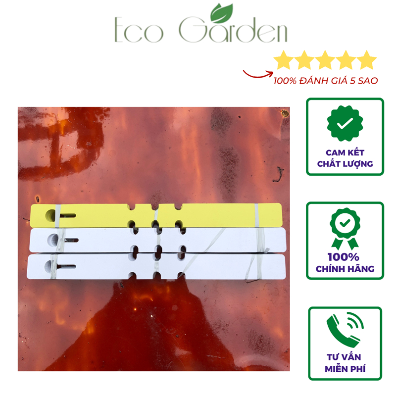 Thẻ Tag ghi tên cây trồng dạng cài gồm 6 màu đẹp