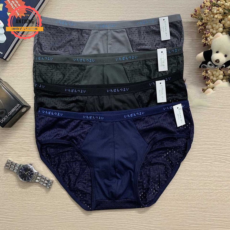Quần lót quần sịp nam cao cấp chính hãng thông hơi chéo An Cường Fashion