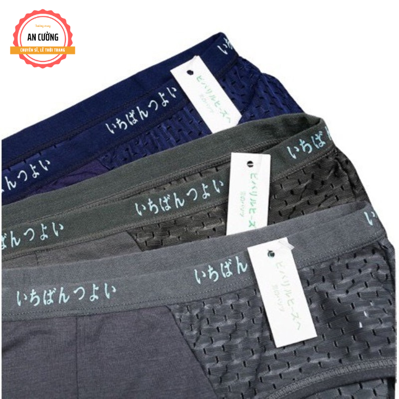 Quần lót quần sịp nam cao cấp chính hãng thông hơi chéo An Cường Fashion