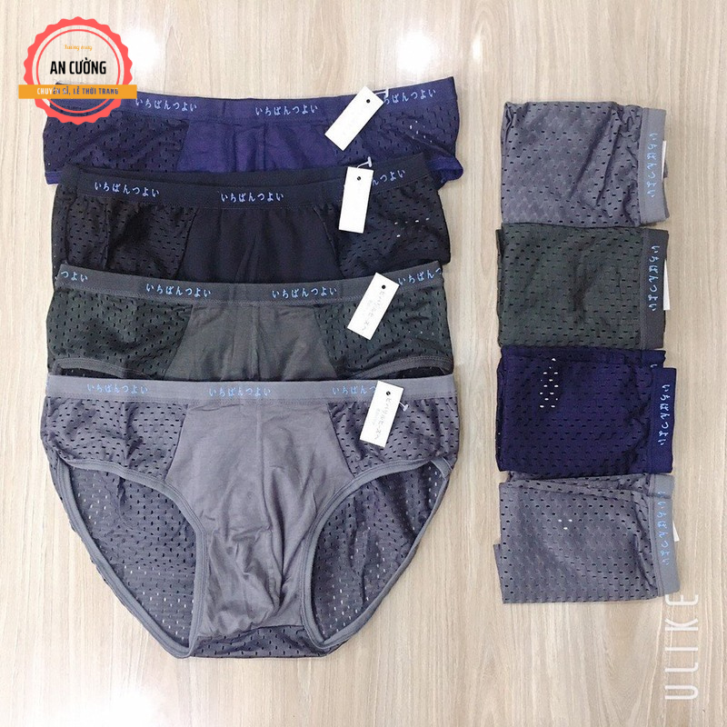 Quần lót quần sịp nam cao cấp chính hãng thông hơi chéo An Cường Fashion
