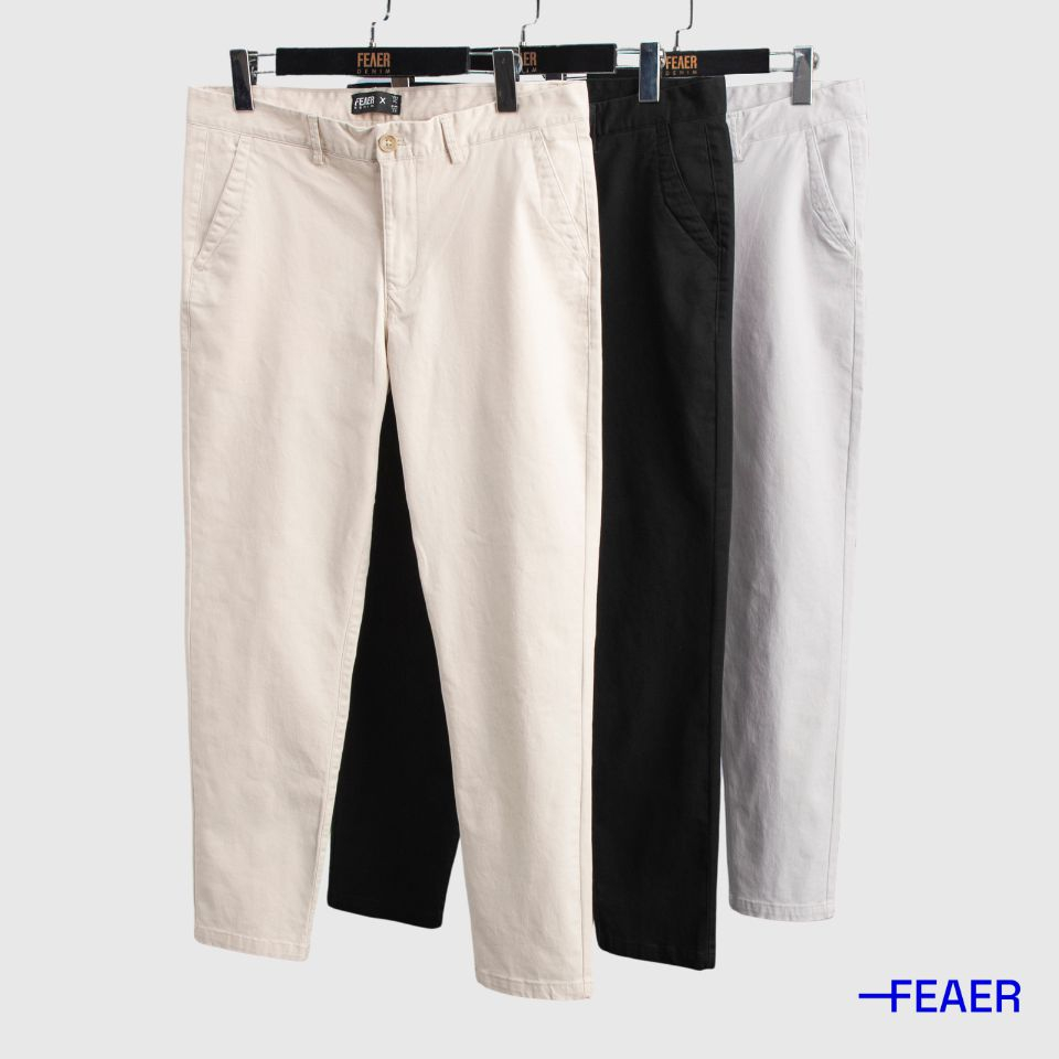 Quần Kaki Chino Old Money năng động, trẻ trung - FEAER