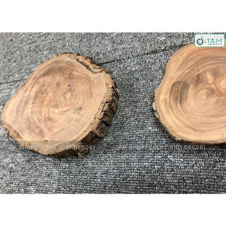 Lát gỗ trang trí ĐK 9-20cm W-LG-01
