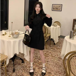 Đầm Sơ Mi Nữ Basic - Váy Sơ Mi Liền Giả Set Phong Cách Công Sở VD045