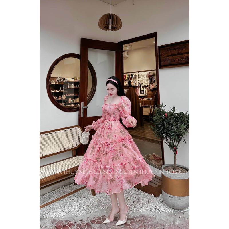 Đầm body thun gân khoét vai TRIPBLE T DRESS - Free size - MS20HD