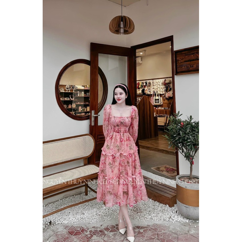 Đầm body thun gân khoét vai TRIPBLE T DRESS - Free size - MS20HD