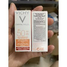 Kem Chống Nắng Vichy Capital Soleil SPF 50 Anti-Age 3-En-1 3ml