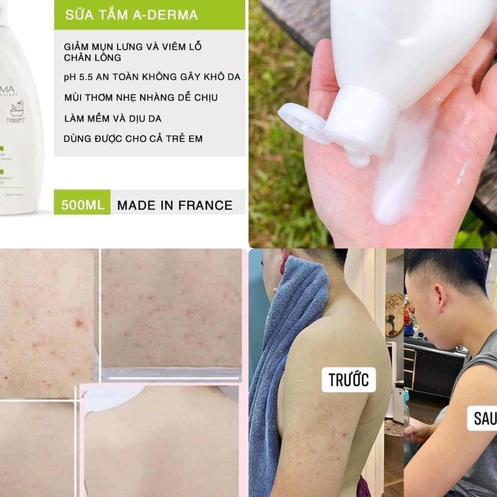 Sữa tắm Aderma Shower Gel Hydra-Protective 500ml