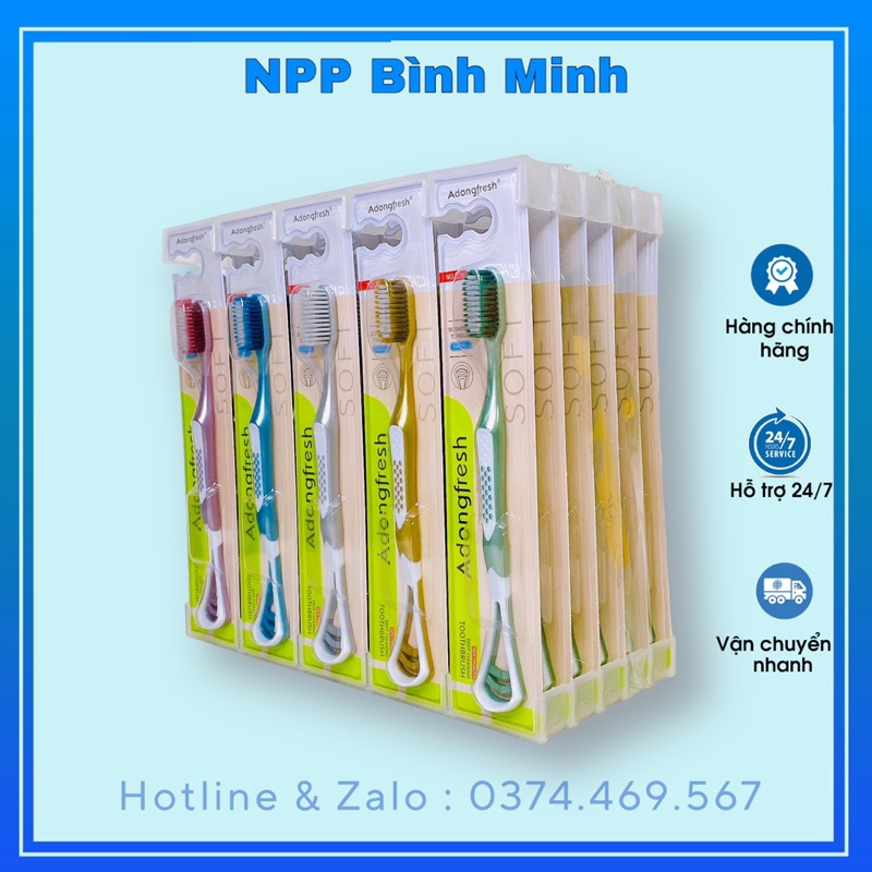 Hộp 30 Bàn chải Adongfresh lông mềm MSP 228