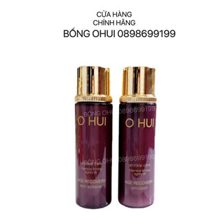 Cặp Nước Hoa Hồng và Sữa Dưỡng Ohui Age ReCovery chống Lão Hoá