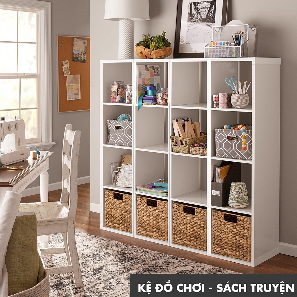 Kệ Sách Gỗ - Kệ Đa Năng Tổ Ong Nhiều Tầng Lắp Ghép Cực Tiện Lợi 2023