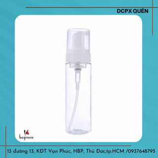 Chai tạo bọt dùng trong phun xăm