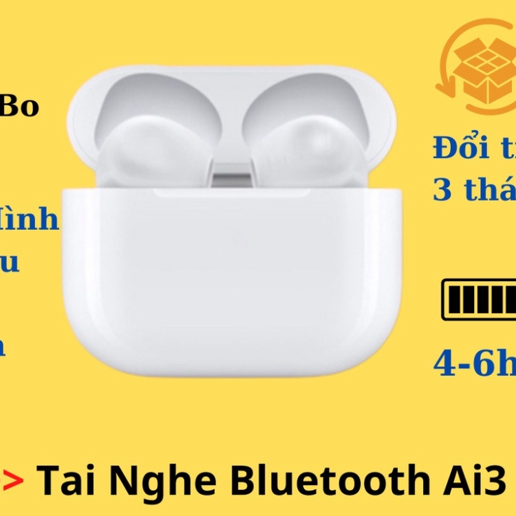 Tai Nghe Bluetooth Không Dây AjP3 Cao Cấp Đổi Tên Định Vị Cảm Ứng Phụ Kiện New | BigBuy360 - bigbuy360.vn