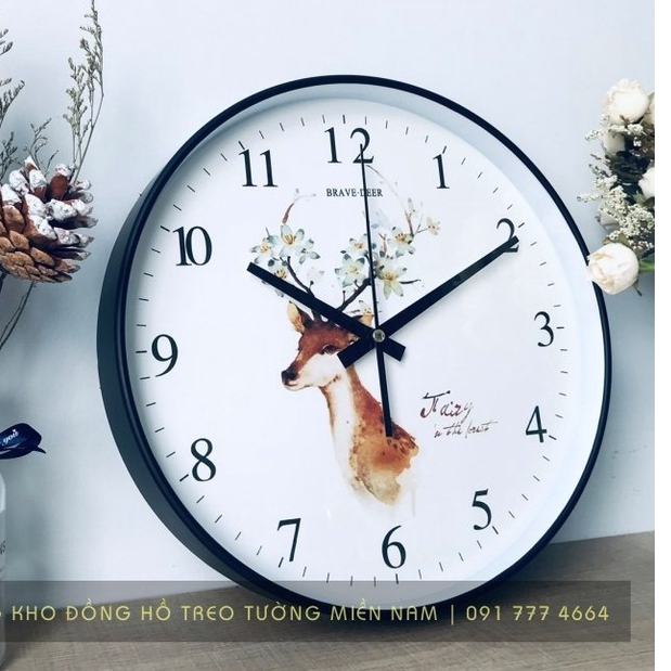 - Đồng Hồ Treo Tường Kim Trôi Qhouse ,  đồng hồ trang trí decor phòng khách cao cấp