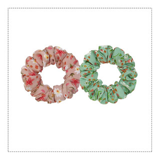 Cột tóc scrunchies mini hoa nhí