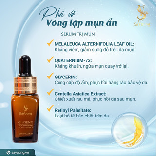 Serum Chấm Mụn SaYoung( Tặng Que Nặn Mụn )