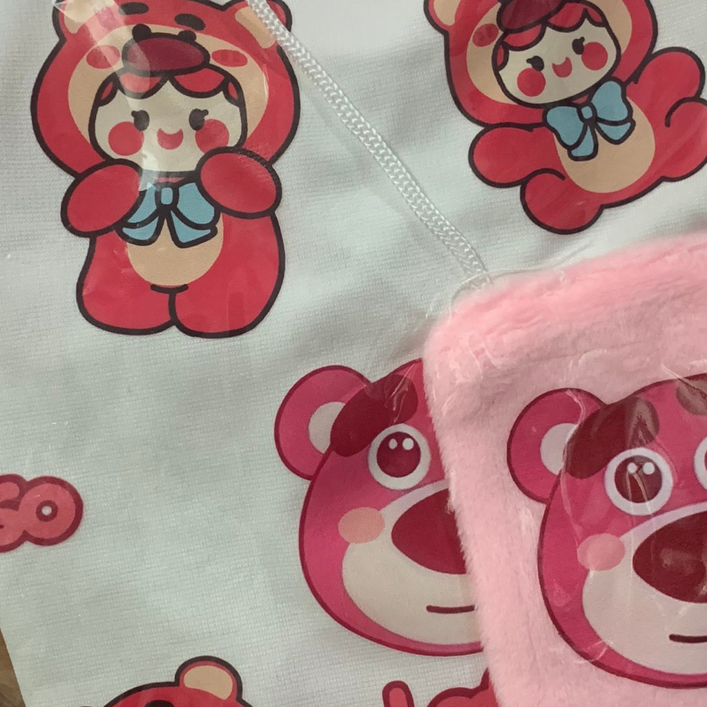 Áo Cho Chó Mèo - Áo Hè Ba Lỗ Gấu Dâu Cho Thú Cưng