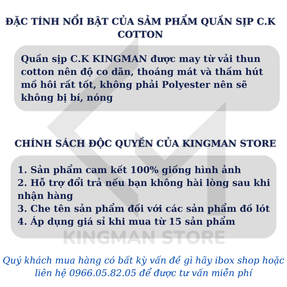 Combo Hộp 5 Chiếc Quần Sịp Nam Cotton Tam Giác Cao Cấp, Quần Xì Nam Tam Giác Chất Cotton Co Dãn 4 Chiều - Kingman Store