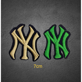 Logo thêu YN xanh gừng ủi nhiệt