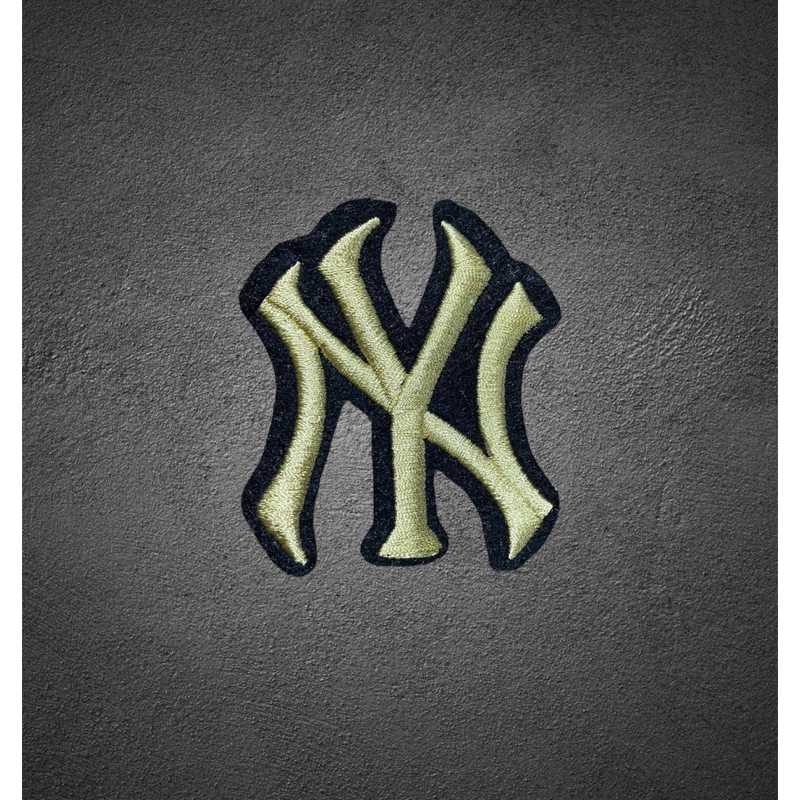 Logo thêu YN xanh gừng ủi nhiệt