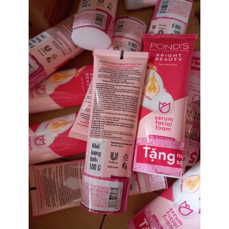 Sữa rửa mặt sáng da Pond's BRIGHT BEAUTY 50G/ Sáng Da sạch sâu 50g