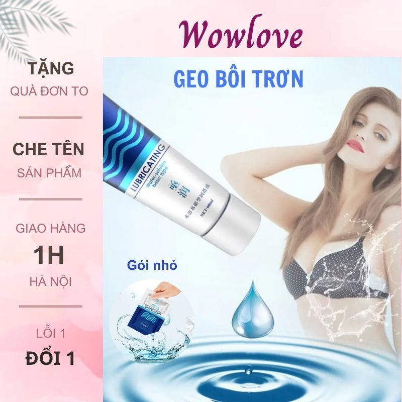 Gel bôi trơn hỗ trợ tình dục JIRUN tăng khoái cảm, siêu trơn, dễ dàng vệ sinh