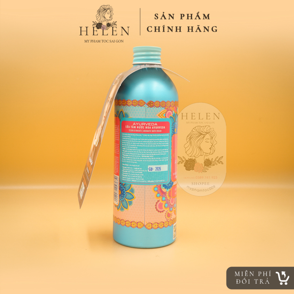 Sữa tắm Tesori D Oriente nước hoa Ayurveda 250ml - 500ml