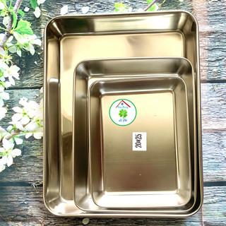 Khay chữ nhật inox 304